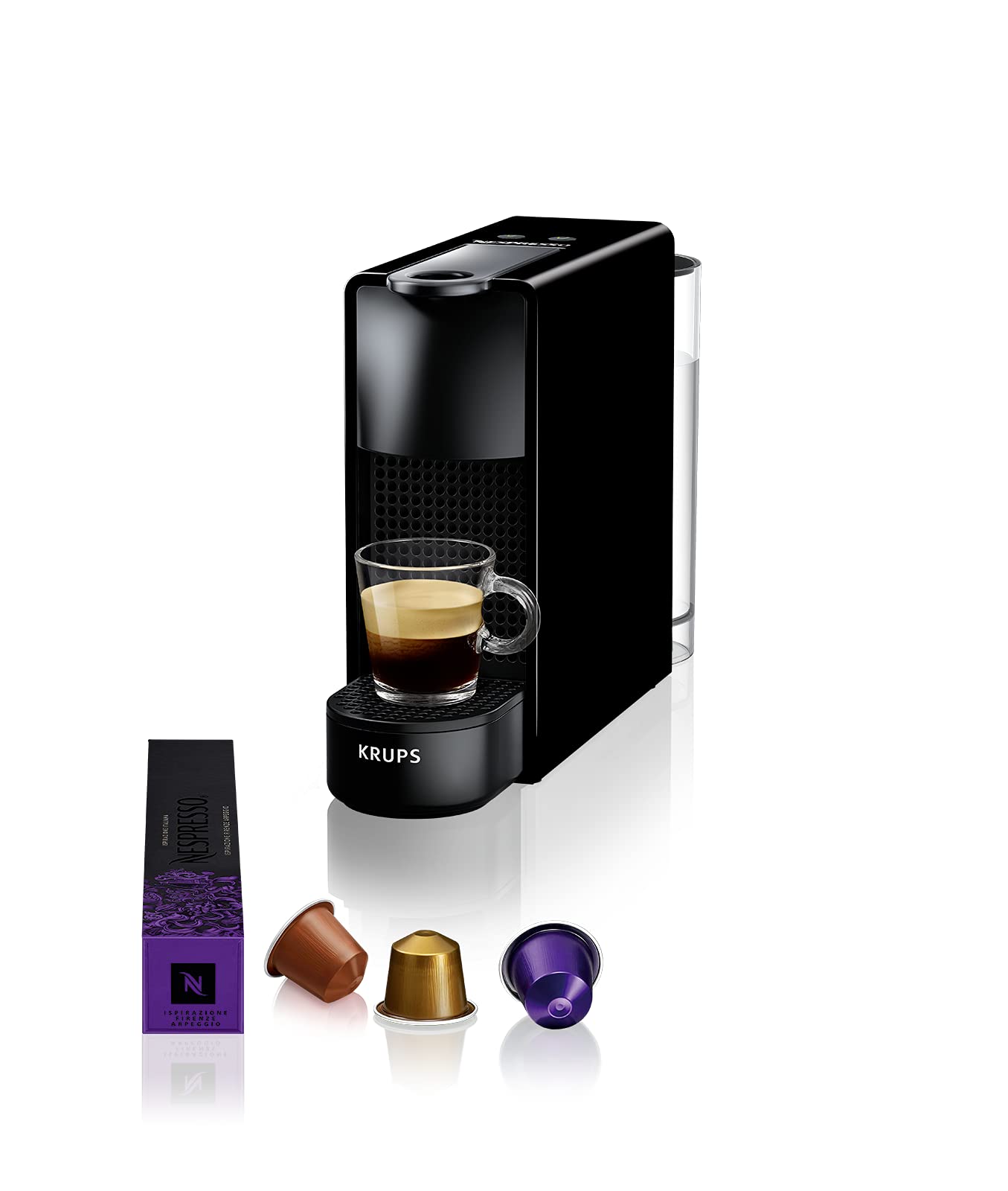 Elvato Essenza Mini Noir XN110810 – Cafetière à Capsules Compacte