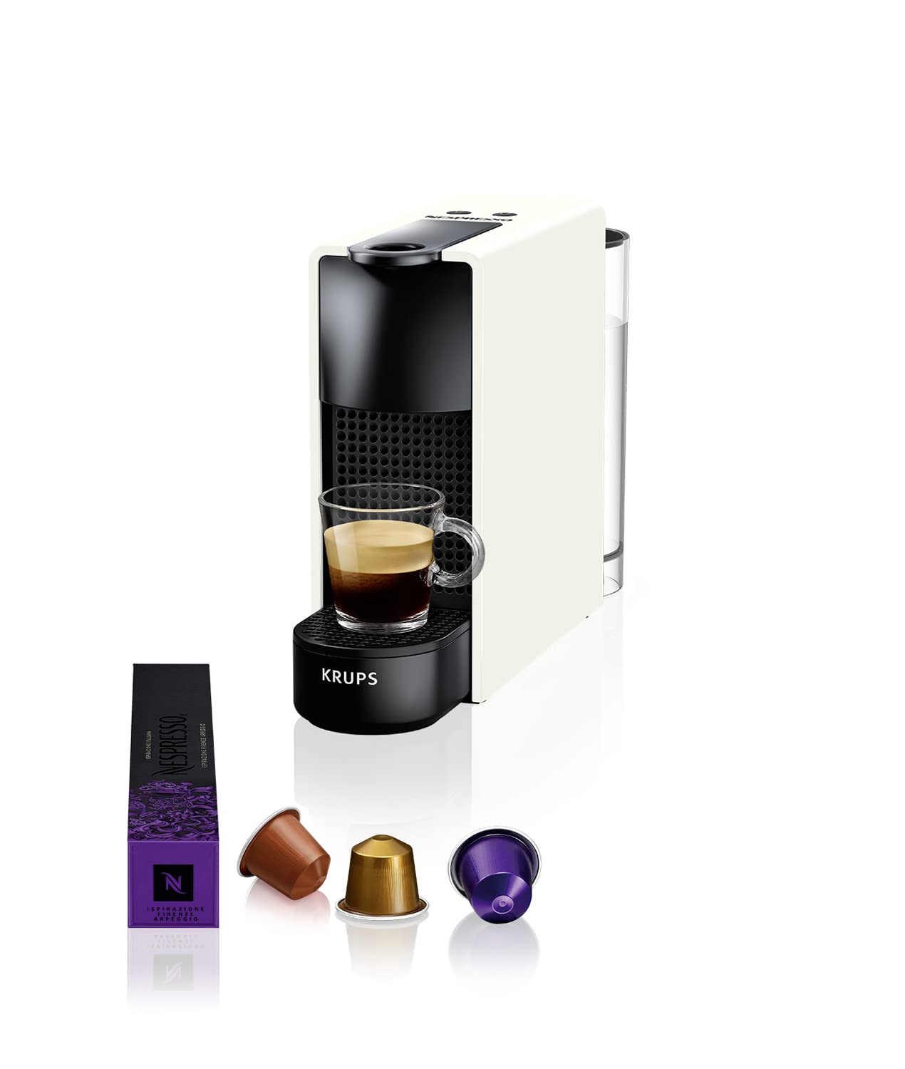 Elvato Essenza Mini XN110110 – Cafetière Manuelle 0,6L, Noir et Blanc