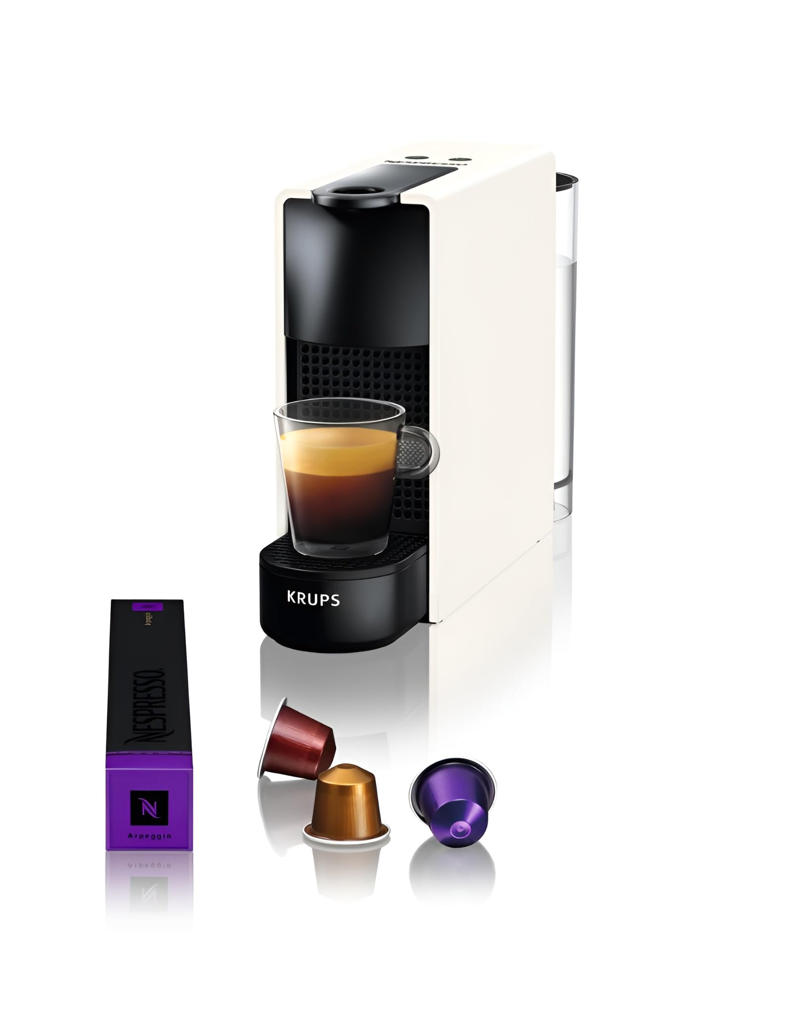 Elvato Essenza Mini Blanc YY2912FD – Machine à Café 19 Bars, Espresso & Lungo