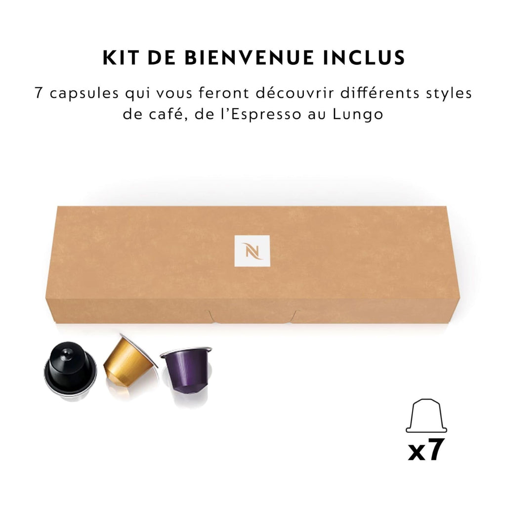 Elvato Essenza Mini Noir EN85.B – Machine à Café 19 Bars, Espresso & Lungo, Kit de Bienvenue Inclus
