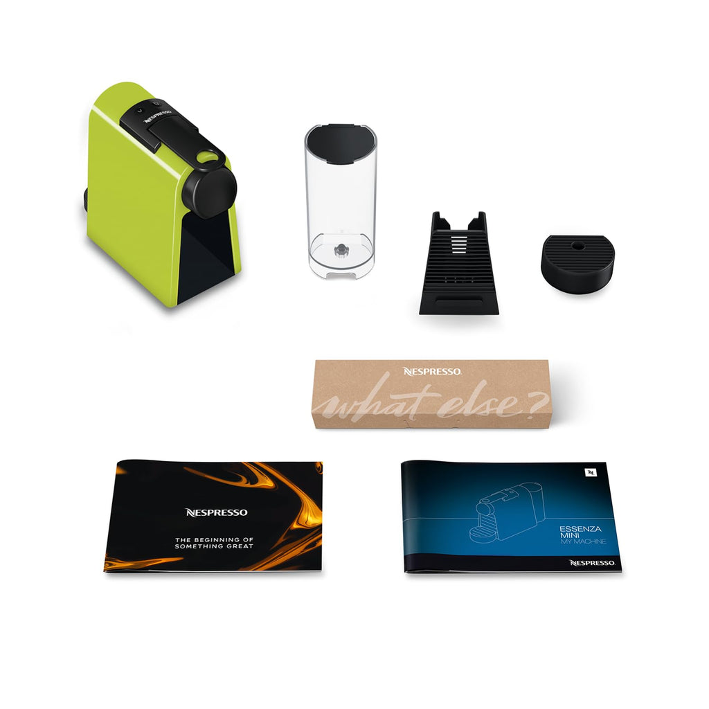 Elvato Essenza Mini Citron Vert EN85.L – Machine à Café 19 Bars, Kit de Bienvenue Inclus