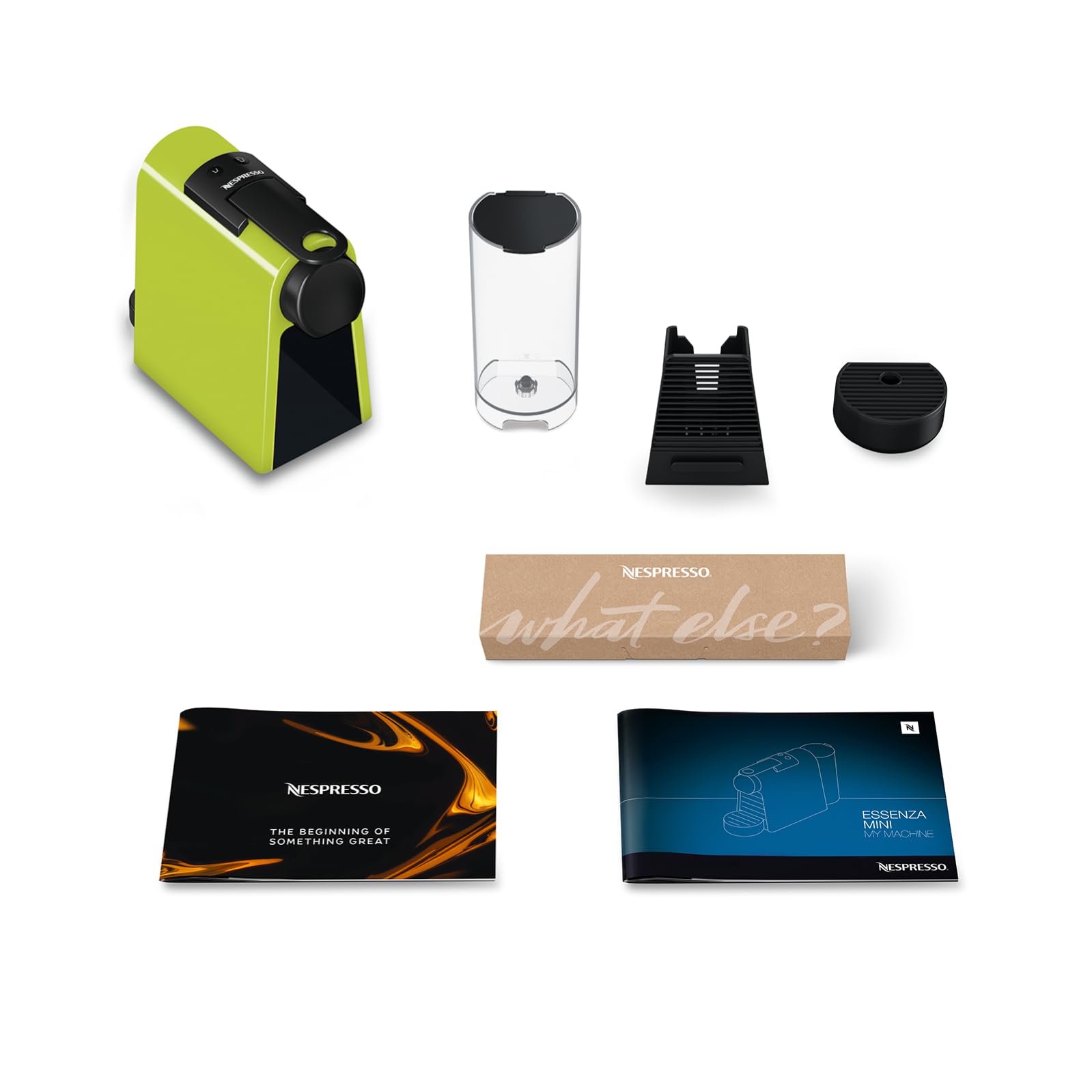Elvato Essenza Mini Citron Vert EN85.L – Machine à Café 19 Bars, Kit de Bienvenue Inclus