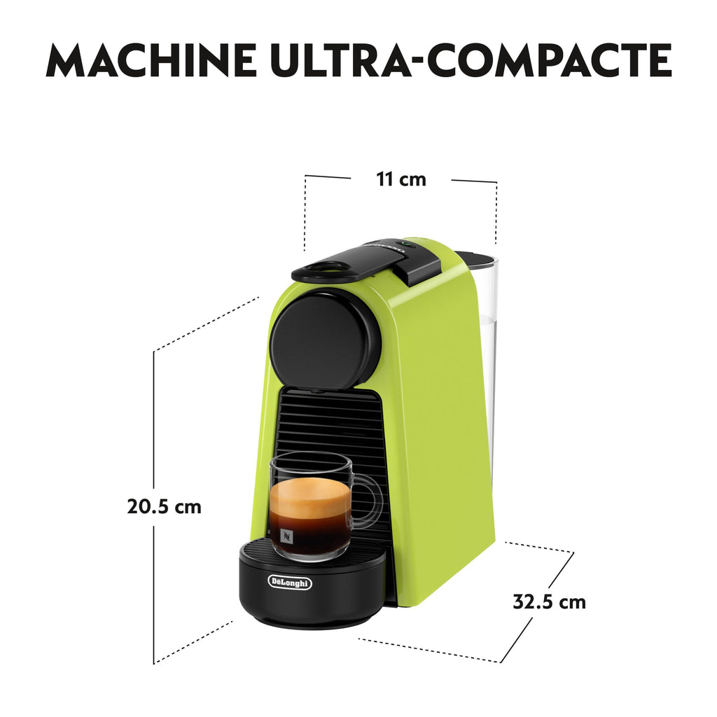 Elvato Essenza Mini Citron Vert EN85.L – Machine à Café 19 Bars, Kit de Bienvenue Inclus