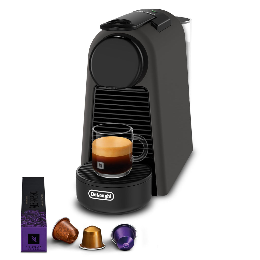 Elvato Essenza Mini Noir Mat EN85.BKMT – Machine à Café à Capsules 19 Bars, Kit de Bienvenue Inclus